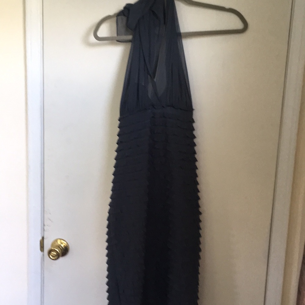 Grey summer halter dress